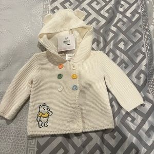 Hanna Anderson Disney Winnie the Pooh themed sweater 0-3 months
